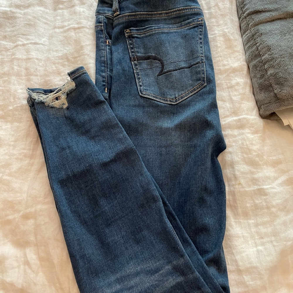 AE ripped skinny jeans